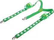 [Holibanna] Men's Suspenders Clips for Jeans Patricks Day Accessory Irish Style Suspenders