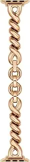 [Kate Spade New York] Womens Rose Gold Tone Stainless Steel Band for Apple Watch® (38/40/41/42/44/45mm cases), KSS0200E, rose gold, ワンサイズ