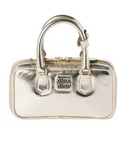 Arcadie laminated nappa leather minI-bag One size pyrite