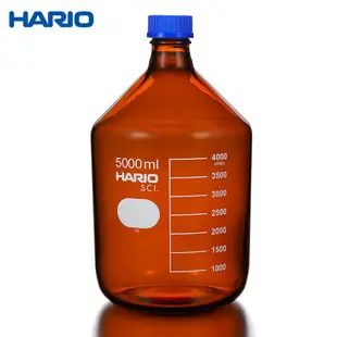 HARIO 茶色血清瓶 銀染處理 3.8L 5L 化工瓶 環保水瓶 Glass Bottle 耐熱玻璃 多款容量