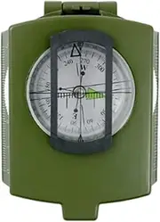 Outdoor Waterproof Compass | Portable Fluorescent Navigation Compass,Simple and Stylish Outdoor Equipment for Field Practice, Camping, Boating, Mountaineering, Exploration