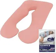 Australian Made Pregnancy/Maternity/Nursing Pillow Body Feeding Support Pillowcase (Light Pink Pillowcase ONLY)