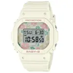 CASIO 卡西歐 BABY-G 迷人花卉 復古懷舊流行色彩經典電子錶 米白色 BGD-565RP-7_37.9MM