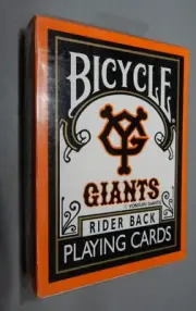 Bicycle YOMIURI GIANTS v1 rider back Playing Card deck NEW/SEALED