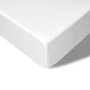 Accessorize Bedroom Collection King Accessorize Bamboo Cotton Mega Fitted Sheet White
