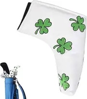 Golf Club Headcovers Putter Cover | Clover Lucky Ping Pings Putter Cap - Waterproof Clubhouse That Sets Green Supplies for the Training Course