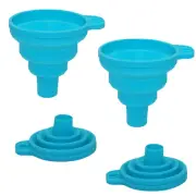 Funnels for Filling Bottles Set of 2, Food Grade Silicone Kitchen Use. Small