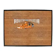 Go Kart Adventure Before - Funny Novelty Doormat Man Cave Floor mat