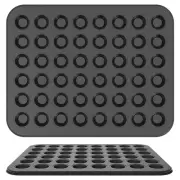 2Pcs Mini Muffin Pan Metal Muffin Baking Tray 48 Cup Mini Muffin Tin UK＠