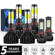 For Acura MDX 2001 2002 2003 Combo Faros LED + Kit de luces antiniebla