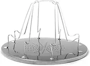 Aegistus Camping Toaster 4 Slice Bread Rack, Stainless Steel, Gas Powered, Perfect for Outdoor Camping, Fishing, Hiking