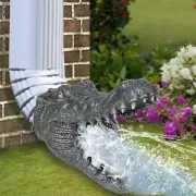 Crocodile Downspout Outdoor Extension Decoration, Gutter Guardian Rain Down S...