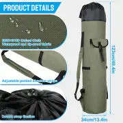 Fishing Pole Bag with Rod Holder Waterproof Oxford Fishing Tackle Bag with ❀❀