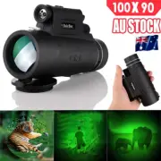 Monocular Telescope Phone Camera Zoom Starscope Hiking Hunting Tripod Full HD AU