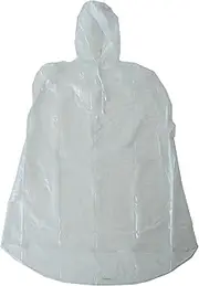 [Prophete] Unisex's Bicycle Rain Poncho-Silver, X-Large