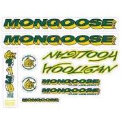 Mongoose - 1996 Hooligan Decal set - old school bmx