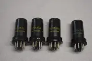 6SJ7 Sylvania NOS Metal Audio Receiver Pre-Amp Vacuum Tubes Tested Lot of 4
