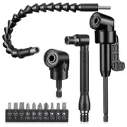 14 Pcs Flexible Drill Bit Extension Set 1/4 Inch Hex Bendable Drill Bit1152