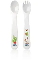 PHILIPS AVENT QQ兔學習叉匙組12M