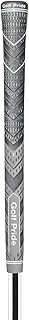 2 Pcs Grey MCC PLUS4 Midsize Golf Grip - Rubber and Cotton Thread Hybrid, 265 mm, 72g, Core 60