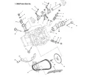 Polaris Rocker Shaft, Genuine OEM Part 3084909, Qty 1