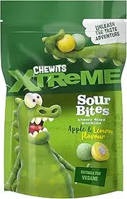 Chewits "Xt" Extra Sour Bites Apple and Lemon Flavour 165 g x 10, Multi Colour