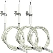 MCAMPAS 3 Packs Grill Igniter Wire kit & Ceramic Electrode Replacement Parts for Select Gas Grill Models by Aussie, BBQ Grillware and Others