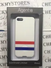 Agent18 SlimShield Shield Snap Hard Case for iPhone 5/5S Varsity White