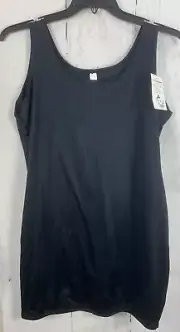 NWT Lane Bryant 22/24 Black Smooth Performance Tunic Length Cami Body Shaper