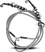 72 Inch Width Front Flexible Brake Line Hose Fit for Can-Am Maverick X3 Turbo 2017-2023 Replace 705601495