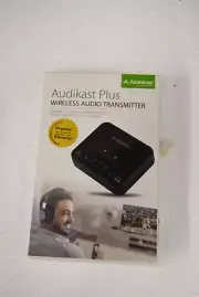 Audikast Plus BTTC-418-P Bluetooth 5.0 Transmitter for TV w Volume Control110824