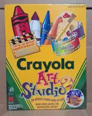 Micrografx Crayola Art Studio 2 (PC, 1995) - New / Sealed Big Box