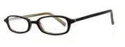Calabria Vivid 739 46 mm Designer Spring Hinge Reading Glasses Black-Brown+1.75