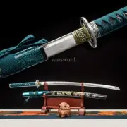 Japanese Katana High Manganese Steel SHINOGI ZUKURI Samurai Sword Battle Ready .