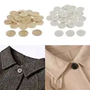 30pcs Wooden Unpainted 4 Hole Buttons Sewing Craft 40mm