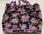 Columbia Women's Lightweight Packable II Tote 18L Floral Print Purple Zip Bag