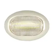 High Quality Fixed Stern Light LED (White) Plastic Oval Shape 75 x 52 x24mm