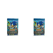2x 750pc Jixelz Remix Sonic the Hedgehog + Ring Kids/Child Jigsaw Puzzle Set 8y+