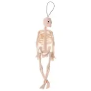 7.87x1.77" Rubber Made Bag/for Key Accessory Decor Scary Skeleton Halloween Pres