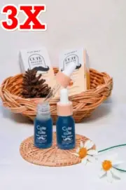 3x Cute So Cute Hair Serum For Growth Mustache Eyebrows Sideburns Beard 10ML