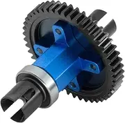 Ｓｉｍｈｏａ 46T Metal Slipper Clutch Upgrades Part Central Axle Assembly Metal Slipper Clutch Hop Ups for 1/8 4WD Sledg RC Car, Blue