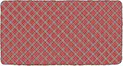 Red White Buffalo Plaid Check Tartan Scotland Toddler Portable Bed Sheet Soft&Comfortable Cot Sheet for Baby Travel Bed for Small Spaces Beach Cot 50'' x 25'' (Sheet,Bed Not Included)