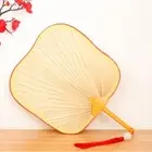 Cooling Bamboo Woven Summer Hand Fan Straw Fan Home Decoration Palm-Leaf Fan