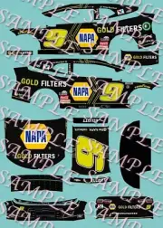 2024 Chase Elliott Napa GoldFilters 1/64Peel&Stick Decals