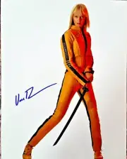 UMA THURMAN AUTOGRAPHED KILL BILL picture