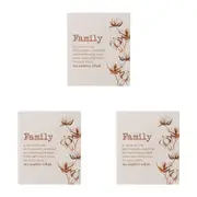 3x Splosh Home Sweet Home Ceramic Family Verse Plaque Tabletop Decor 14cm