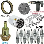 Tune Up Kit Filters Cap Wire Spark Plugs For FORD RANCHERO V8 7.5L 1977 (for: Ford)