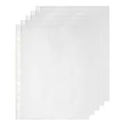 150pc Marbig Pro Antimicrobial A4 Ring Binder Sheet Protectors/Pocket Clear