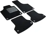 MDM SP-123 Velour Car Mat for Audi A3 (8P) & Sportback 05.2003 > 09.2012, Black