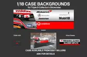 Fernando Alonso F1 Helmet Background for F1 1/18 1/43 Case Panini McLaren MP4/22